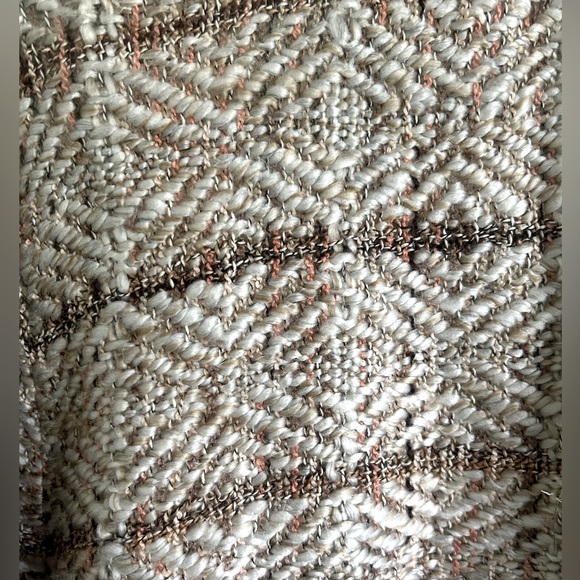 Chicos, size 3/XL, textured brown, tan and peach sweater jacket - Picture 4 of 5